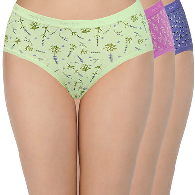 Print Low Rise Hipster Panties (Pack of 3)