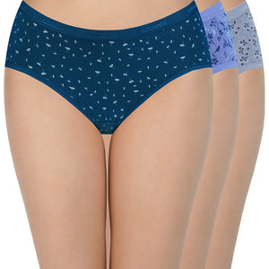 Low Rise Print Hipster Panties (Pack of 3)
