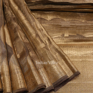Zari Woven Banarasi Tissue Saree