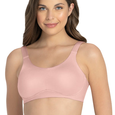 Cloudsoft Support Non-padded & Non-wired Bra - Blush Pink