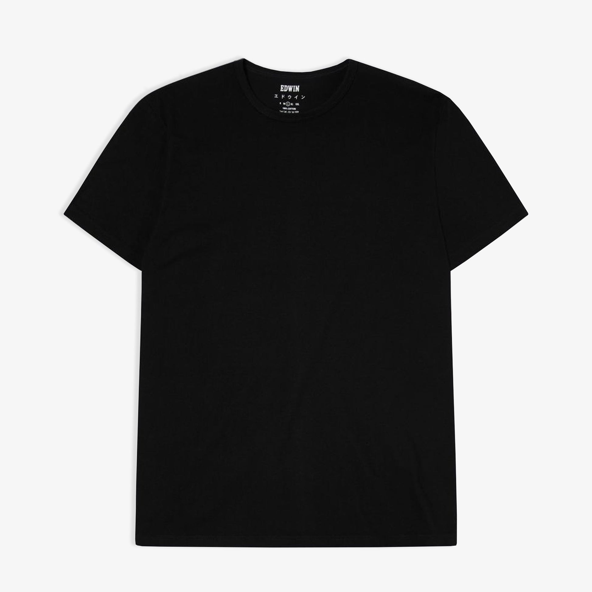 EDWIN | DOUBLE PACK SS TEE PACK OF 2 { BLACK