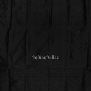 Black Tribal Jhoti Contemporary Sambalpuri Silk Saree