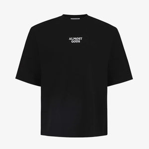 ALMOST GODS | ALMOST GODS LOGO TEE { BLACK