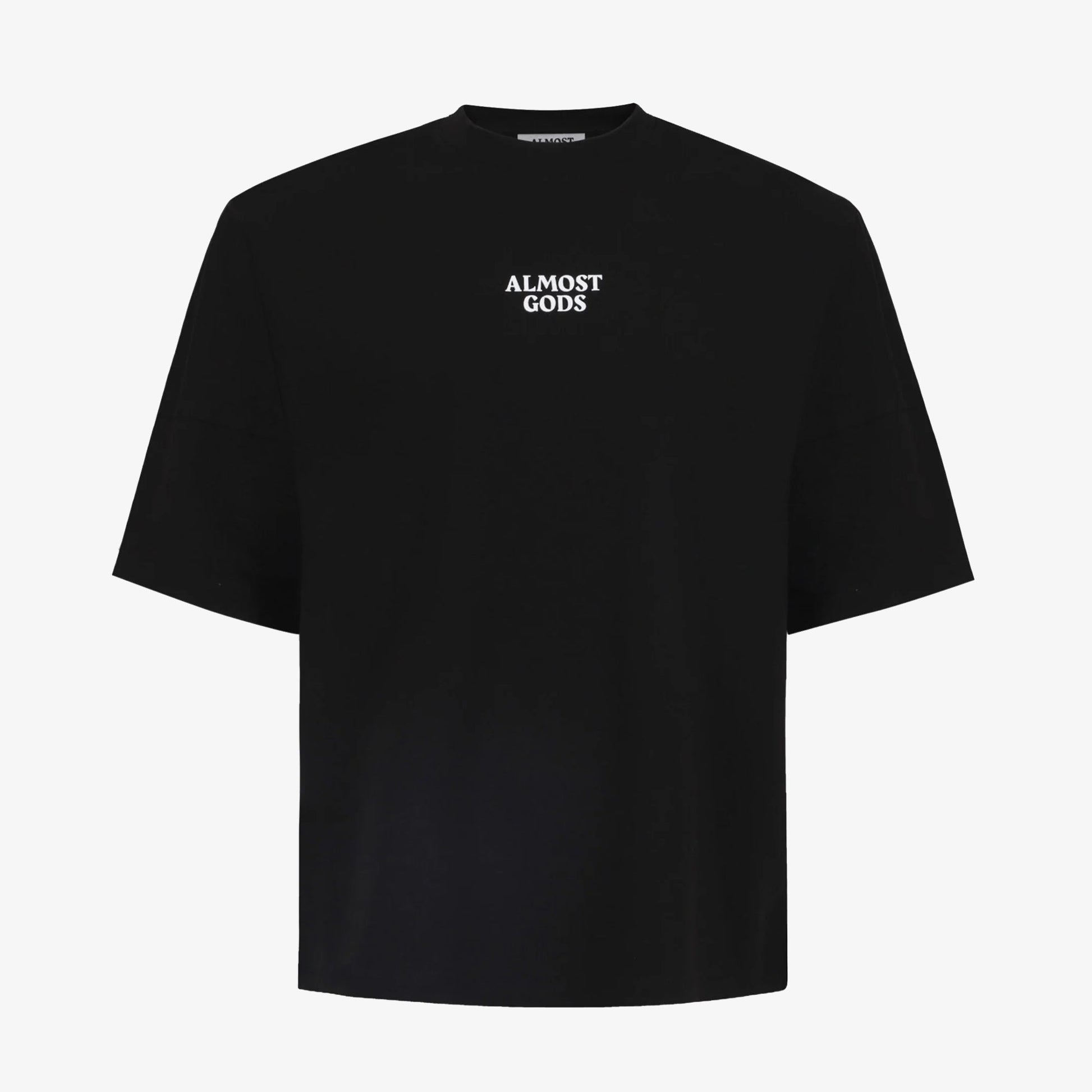 ALMOST GODS | ALMOST GODS LOGO TEE { BLACK