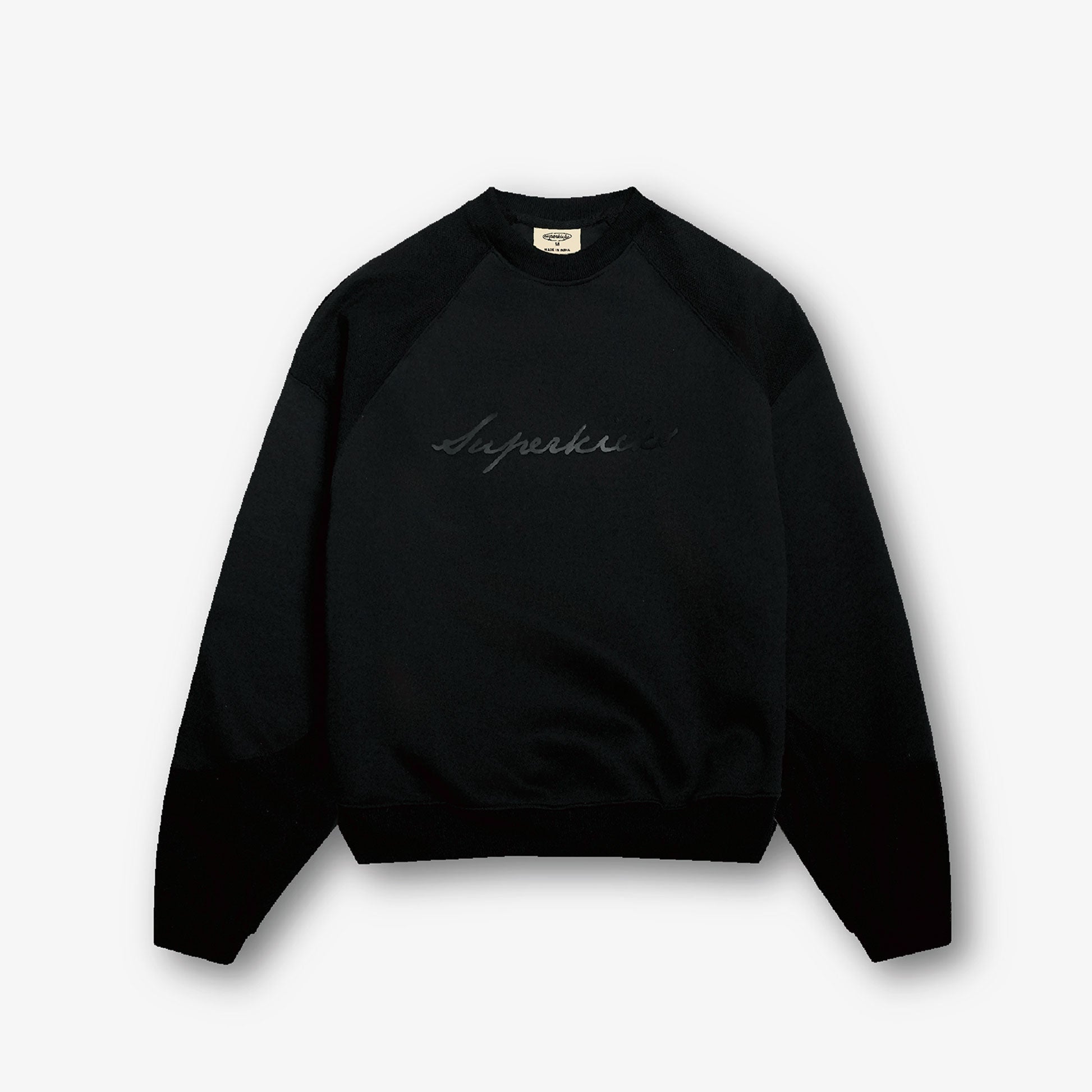 Superkicks | SIGNATURE SWEATSHIRT { MIDNIGHT BLACK