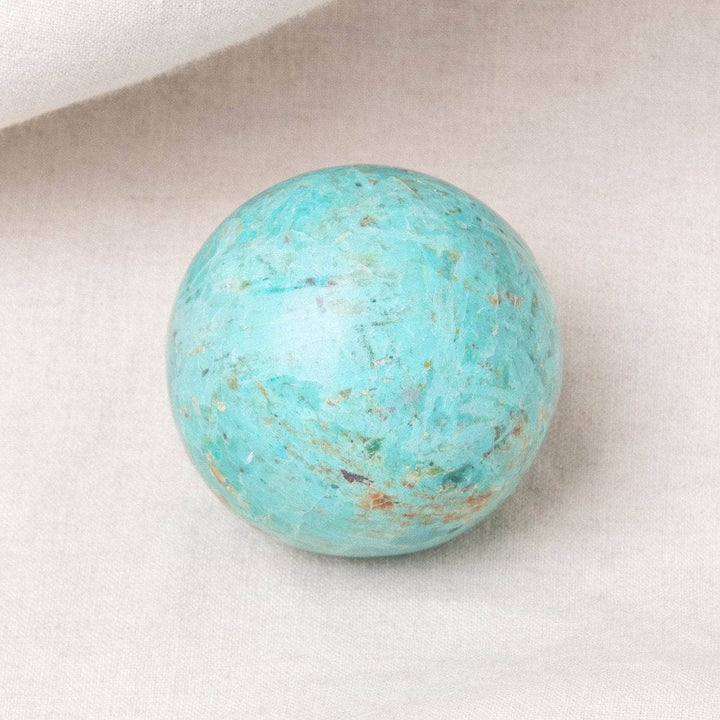 Natural Peruvian Turquoise Sphere - AAA Premium Quality