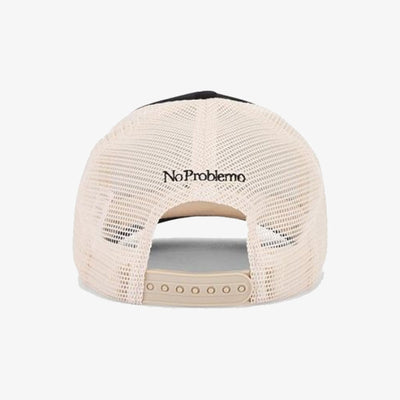 NO PROBLEMO | NO FEELINGS TRUCKER CAP { BLACK/WHITE
