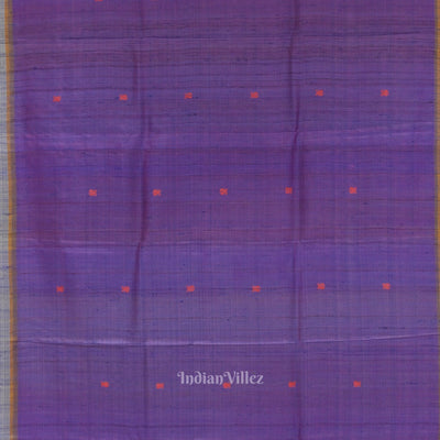 Purple Red Dual Tone Gopalpur Tussar Silk Saree