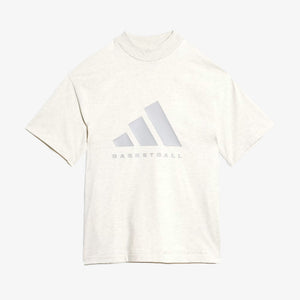Adidas | BASKETBALL TEE  { CREAM WHITE MEL