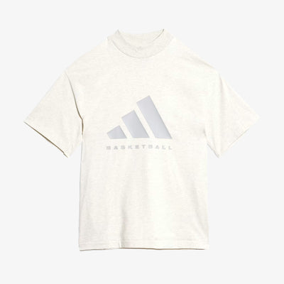 Adidas | BASKETBALL TEE  { CREAM WHITE MEL