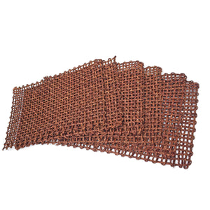 Brown - Kadam Haat Handmade Sabai Grass Table Mats ( Set Of 6)