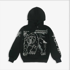 JAYWALKING | BEAR WITH ME HOODIE { BLACK