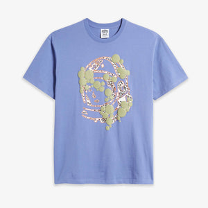 BILLIONAIRE BOYS CLUB | BB HELMET SS TEE { BLEACHED DENIM