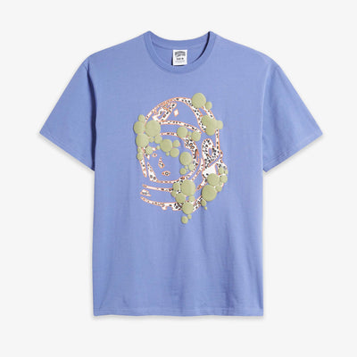 BILLIONAIRE BOYS CLUB | BB HELMET SS TEE { BLEACHED DENIM
