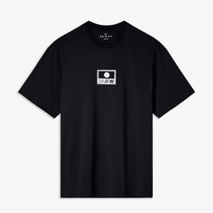 EDWIN | STAFF T-SHIRT { BLACK/WHITE