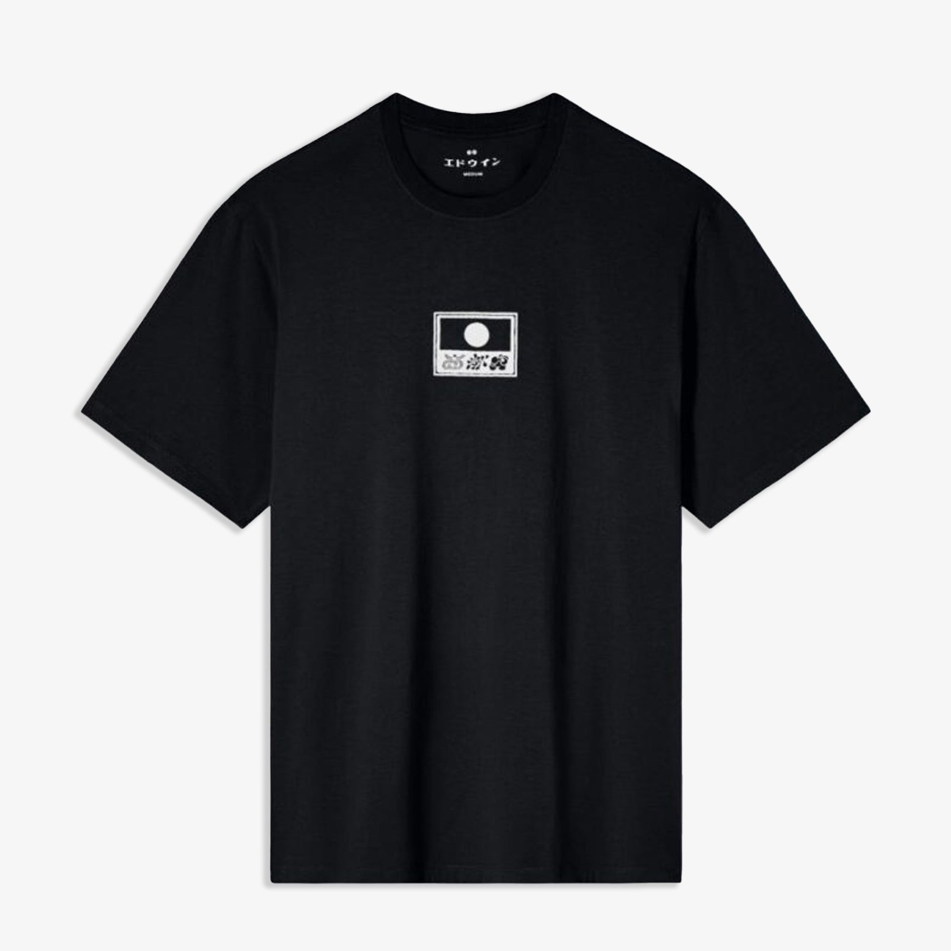 EDWIN | STAFF T-SHIRT { BLACK/WHITE
