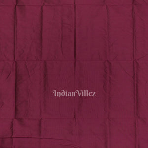 Black Magenta Single Butta Design Odisha Ikat Bomkai Silk Saree