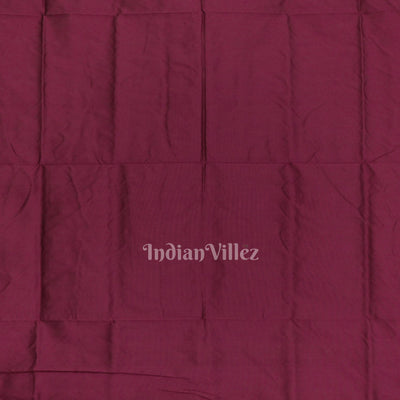 Black Magenta Single Butta Design Odisha Ikat Bomkai Silk Saree