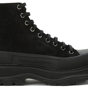 Alexander Mcqueen Tread Slick Boot Triple Black