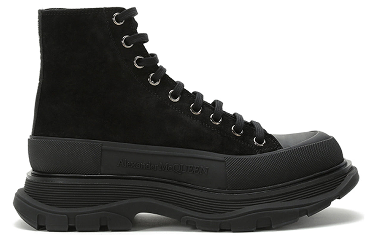 Alexander Mcqueen Tread Slick Boot Triple Black