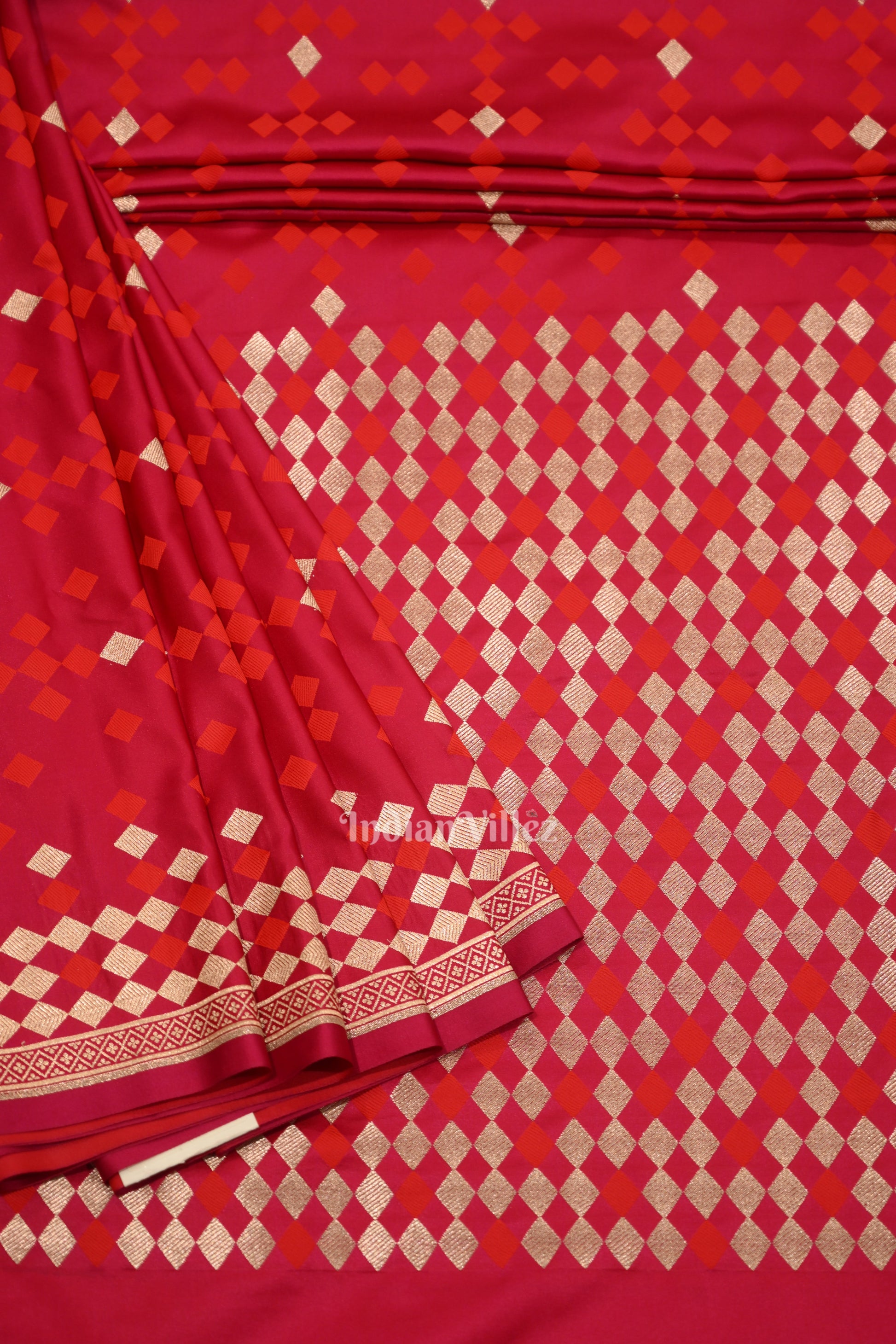 Exclusive Bridal Rani Pink Mashru Satin Silk Banarasi Saree