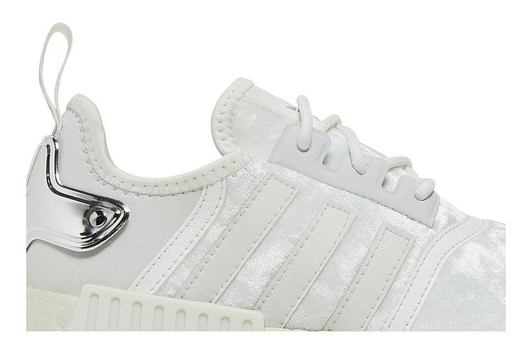 adidas NMD R1 Velour White Silver (Women's)