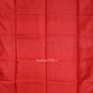 Green Red Pure Bishnupuri Silk Saree