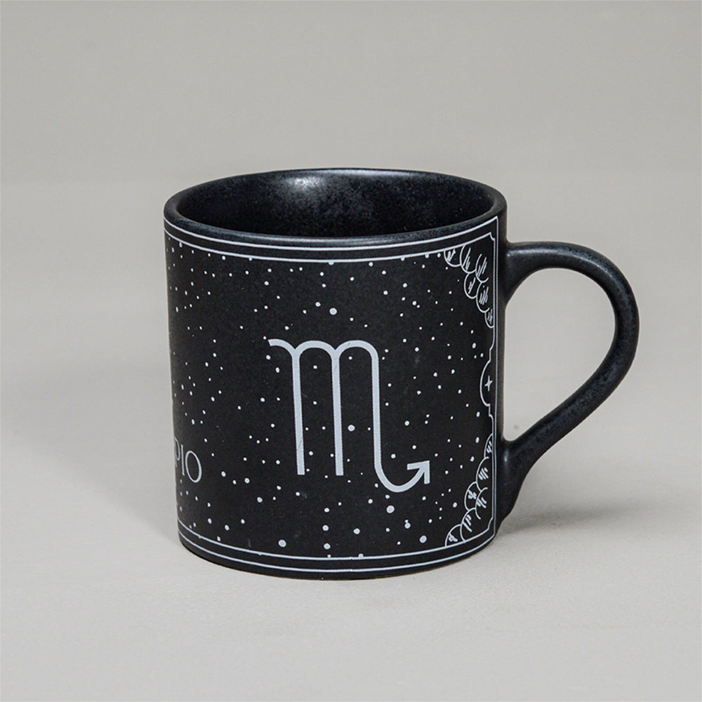 Black - Ceramic Sunsign Theme Coffee Mug Scorpio (350ml)