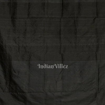 Black Kathiphera Odisha Ikat Khandua Silk Saree