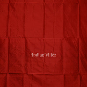 Maroon Dual Tone Tribal Theme Sambalpuri Silk Saree