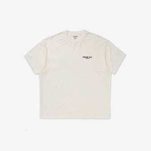 REPRESENT | TEAM 247 OVERSIZED T-SHIRT { FLAT WHITE