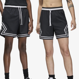 Jordan | DRI-FIT WOVEN DIAMOND SHORTS  { BLACK/WHITE/WHITE