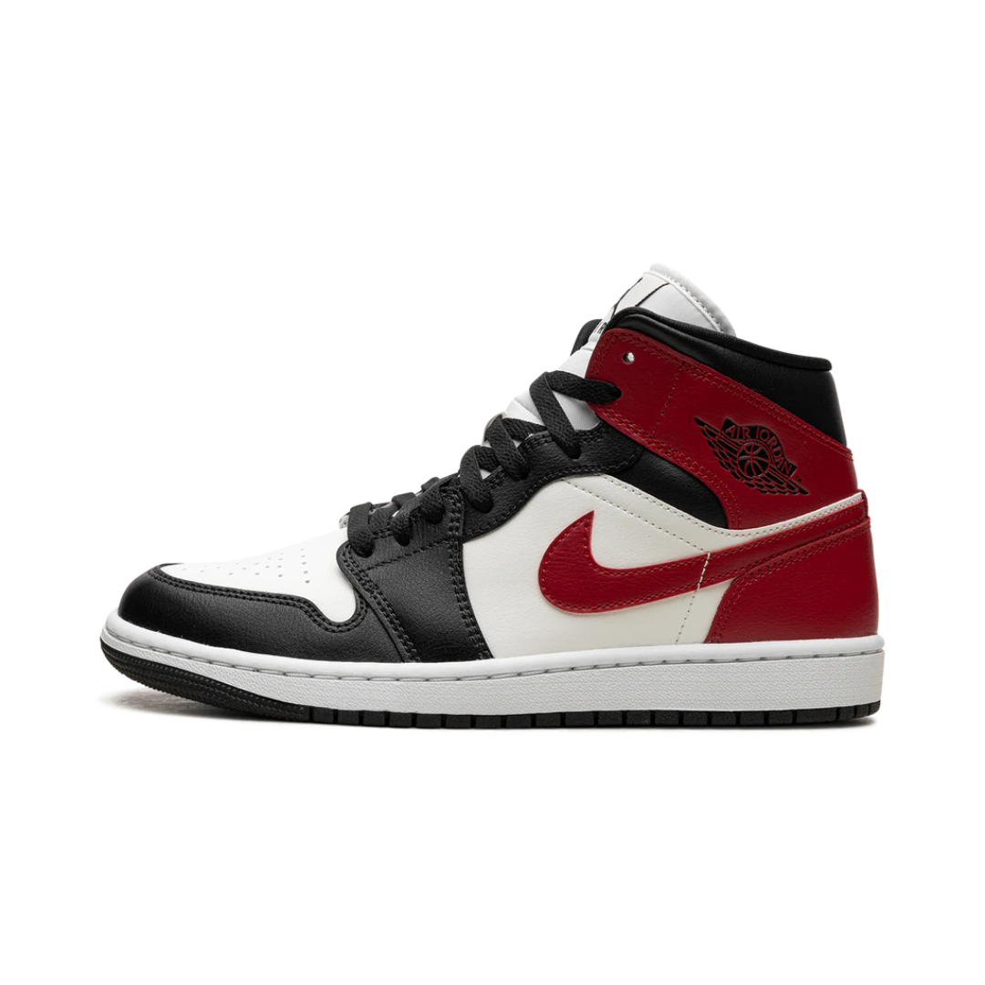 Jordan 1 Mid Gym Red Off Noir (W)