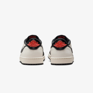 JORDAN | AIR JORDAN 1 RETRO LOW PARIS SAINT-GERMAIN { SAIL/OFF NOIR-INFRARED 23-PINK OXFORD