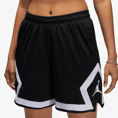 Jordan | DIAMOND SHORTS  { BLACK/WHITE