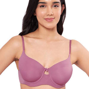 Elegant Dream Padded Wired T-shirt Bra - Mellow Mauve