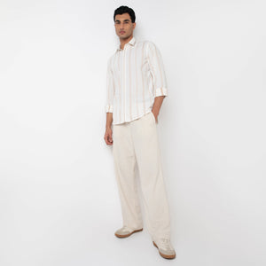 Striped Cotton Casual Shirt