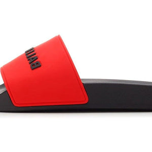 Balenciaga Pool Slide Blood Red Black