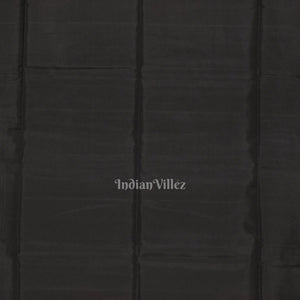 Black Pure Kanjivaram Soft Silk Saree