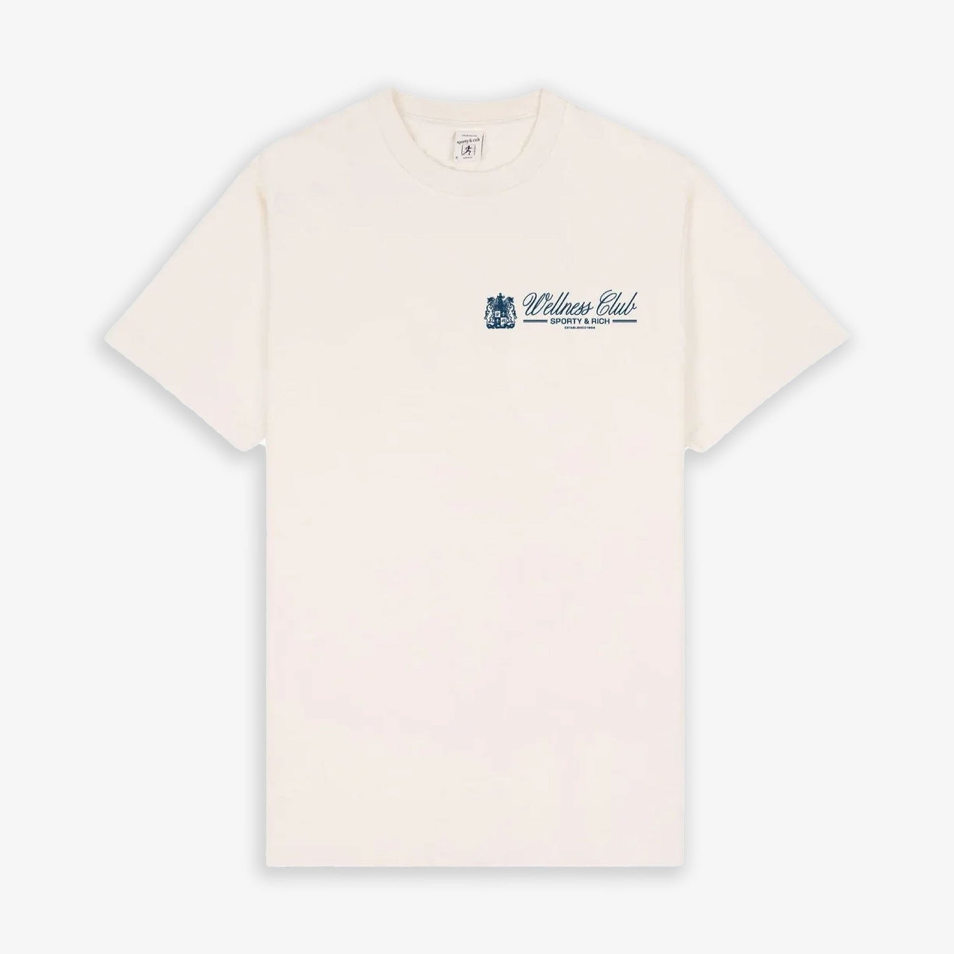 SPORTY & RICH | UNICORN CREST T-SHIRT { CREAM