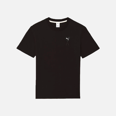 Puma | AMI GRAPHIC T-SHIRT  { BLACK