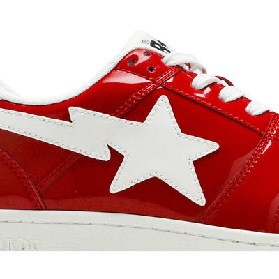 A Bathing Ape Bape Sta Low Patent Red