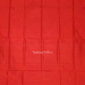 White Red Laxmi Pada Jhoti Design Bomkai  Sambalpuri Silk Saree