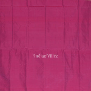 Rani Pink Natural Dyed Sambalpuri Silk Saree ( 7 Wonders of the World)