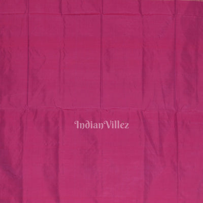 Rani Pink Natural Dyed Sambalpuri Silk Saree ( 7 Wonders of the World)