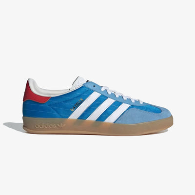 ADIDAS ORIGINALS | GAZELLE INDOOR { BRIGHT BLUE/CLOUD WHITE/GUM