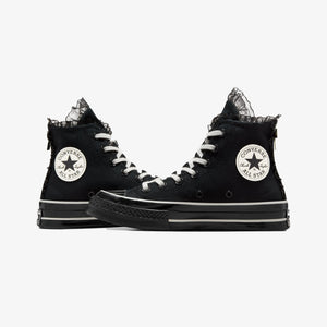 Converse | CHUCK 70 HIGH RUFFLES & BOWS { BLACK