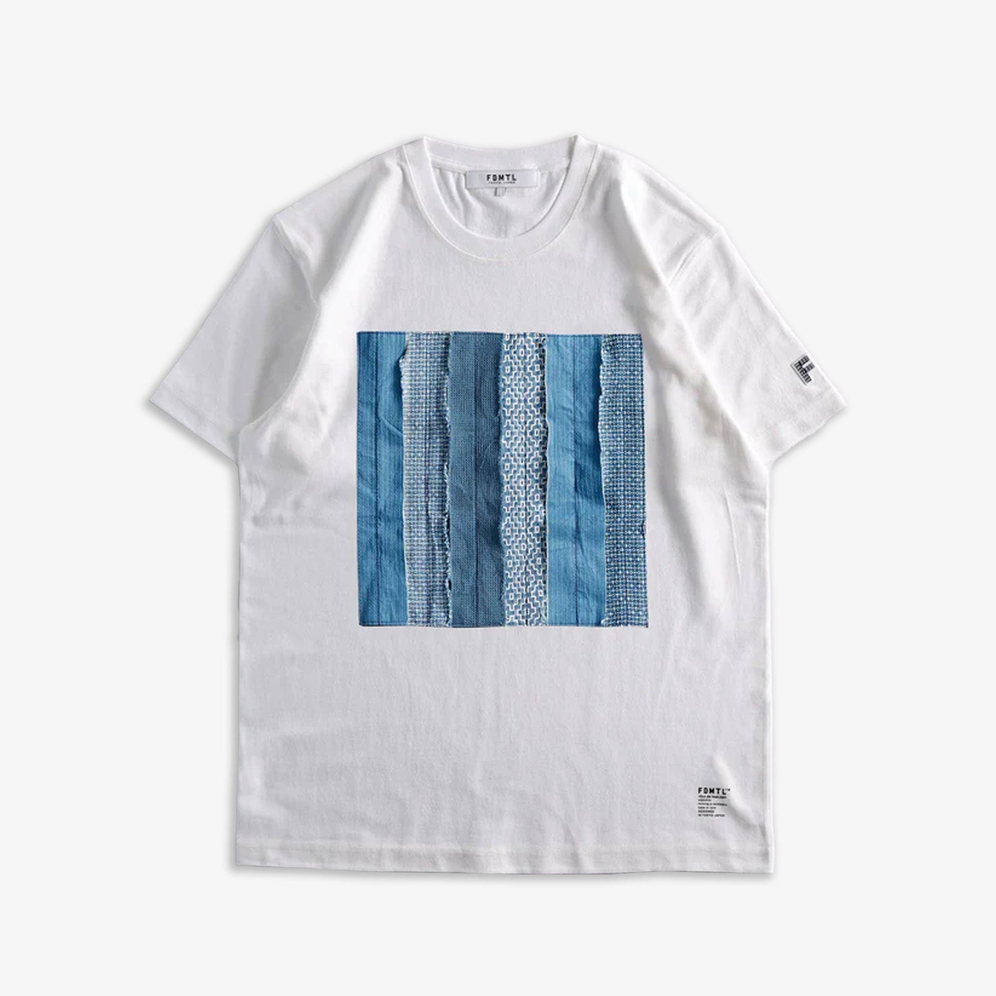 FDMTL | SQUARE OBI TEE  { WHITE