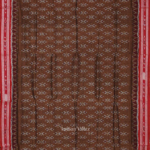 Copper Brown Mayur Chandrika Maniabandha Cotton Saree