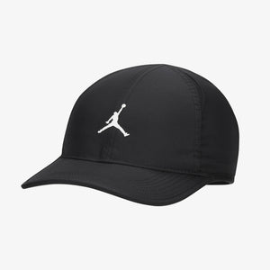 Jordan | DRI-FIT CLUB UNSTRUCTURED CURVED BILL CAP  { BLACK/BLACK/WHITE